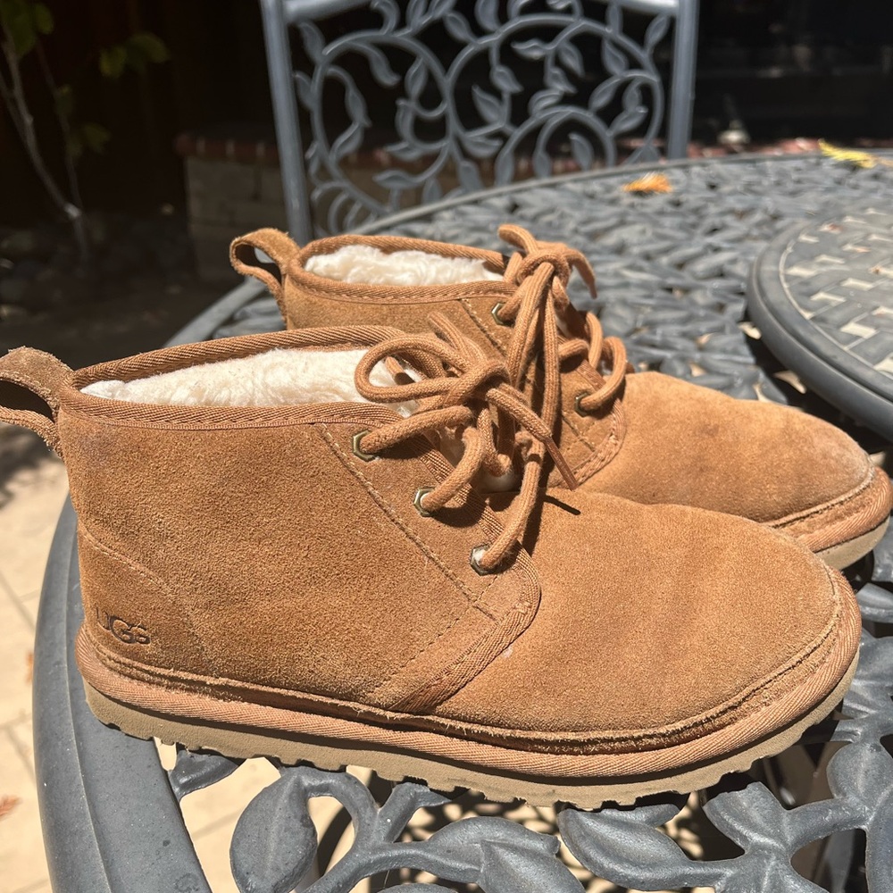 UGG Nuemel Suede Lace-Up Boots
